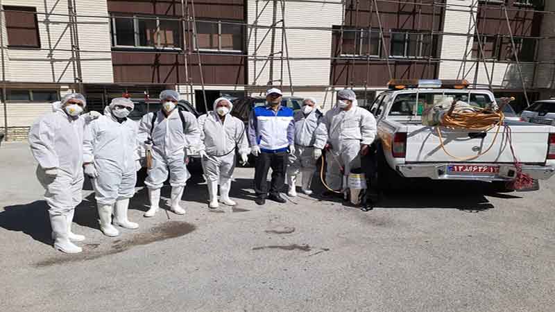 ضدعفونی برخی ادارات و اماکن عمومی اصفهان توسط دامپزشکی استان