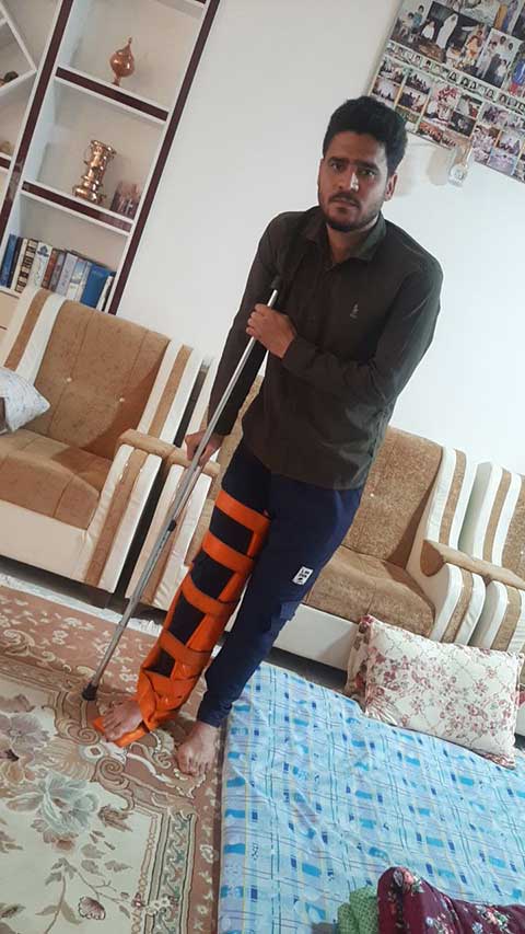 مصدومیت شدید یکی از کارکنان شبکه دامپزشکی باخرز حین انجام عملیات مایه کوبی تب برفکی