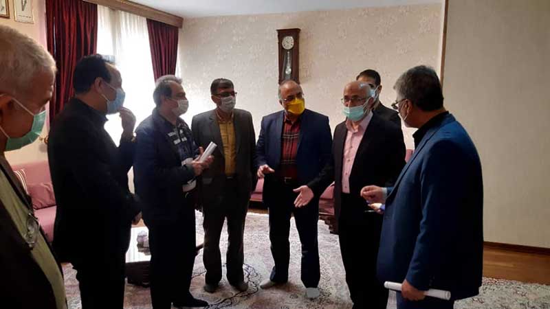 بازدید معاون توسعه مدیریت و منابع وزارت جهادکشاورزی و رئیس سازمان جهاد کشاورزی استان از شبکه دامپزشکی شهرستان مشهد