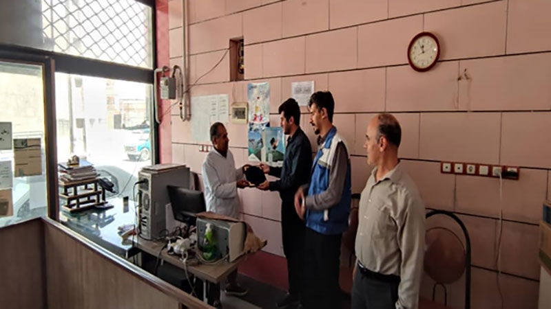 تقدیر از کلینیسین نمونه بخش غیر دولتی دامپزشکی قروه