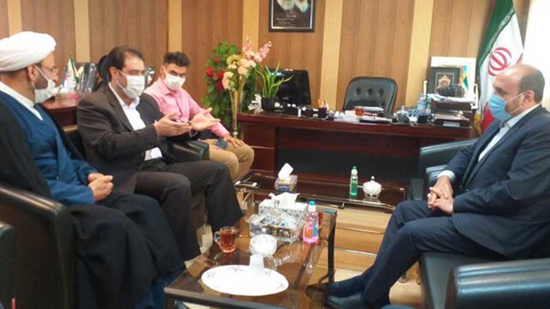 دیدار مدیرکل دامپزشکی استان تهران با فرماندار پیشوا