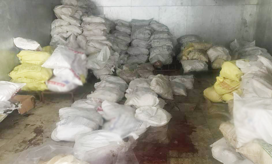 کشف و معدوم سازی 11 تن کله پاچه غیر بهداشتی در شیراز 