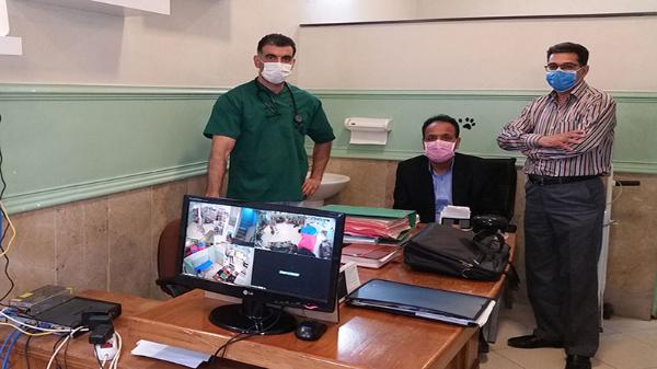 بازدید سرزده رئیس شبکه دامپزشکی شهرستان مشهد و رییس اداره تشخیص و درمان اداره کل دامپزشکی استان از درمانگاه های دامپزشکی مشهد